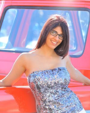 Kalila FTV Flashing At Carshow