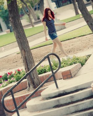 Mindy Flashes In The Park This Years Model