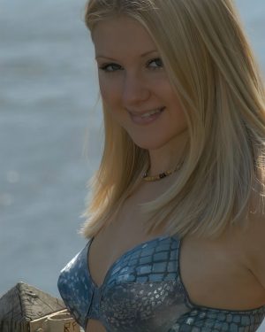 Tiffany Teen Cute Blonde At The Docks