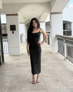Camila Fancy Black Dress FTV Girls