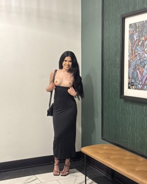 Camila Fancy Black Dress FTV Girls