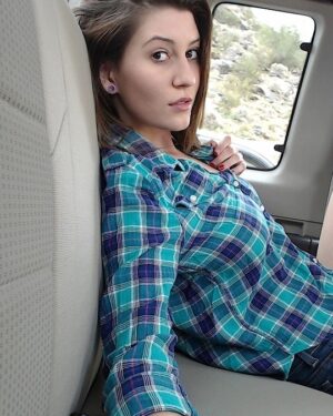 Amber Hahn Back Seat Fun