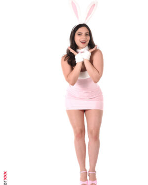 Ariana Van X Voluptuous Pink Bunny IStripper