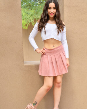 Arya FTV Girls Pink Miniskirt and Heels