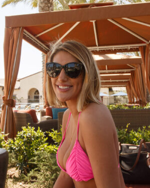 August Ames Pink Bikini Born Wild