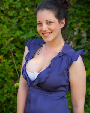 Bex Undressing Outside