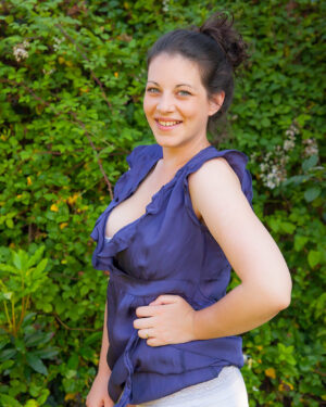 Bex Undressing Outside