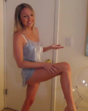 Brooke Marks Camshow Slips In Silver