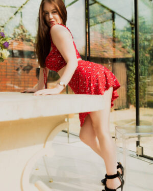 Brookie Little Red Dress Pussy