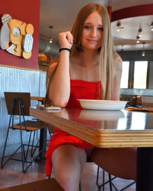 Cara FTV Girls Up Her Red Dress