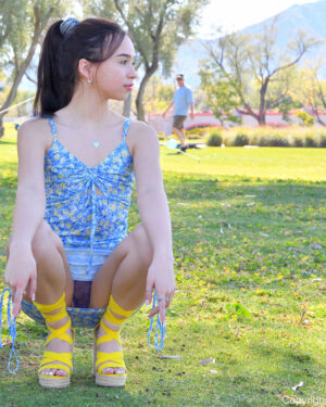 Dakota Pretty In The Blue Dress FTV Girls