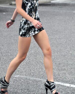 Dawn Avril Short Dress In Public