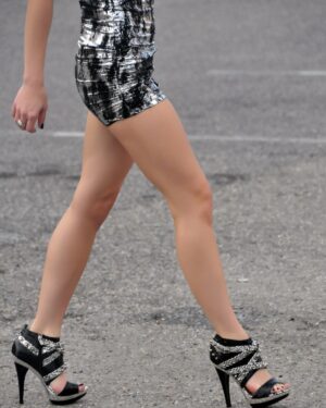 Dawn Avril Short Dress In Public