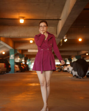 Elizabeth Marxs Overcoat Flasher