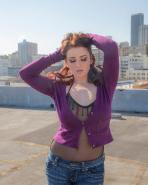 Emmy Sinclair Rooftop Flasher