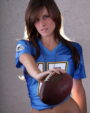 Femme Fetish Busty Football Fan