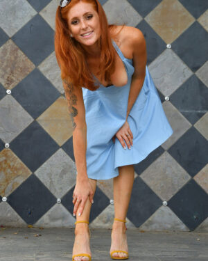 Jayme FTV Girls Sexy Blue Dress
