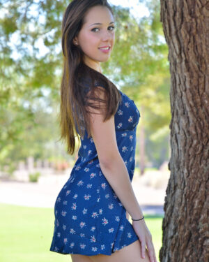 Jenna FTV Short Dress Flashing
