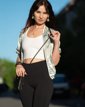 Jeny Smith Camel Toe Leggings