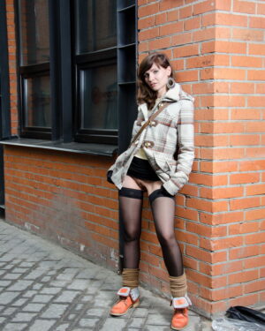 Jeny Smith Winter Upskirt