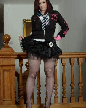 Jessica Rose Ripped Stockings