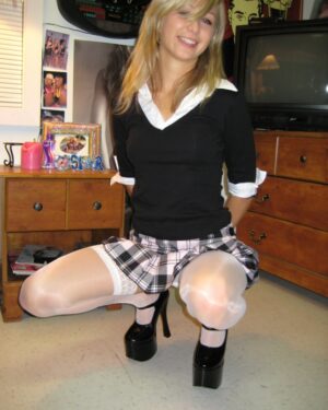 Kasia Stockings And Skirt