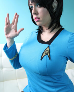 Kayla Kiss Busty Spockette Cosplay