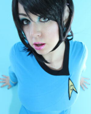 Kayla Kiss Busty Spockette Cosplay