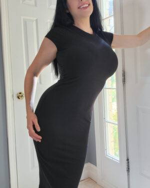 Kayla Kiss Sexy Black Dress