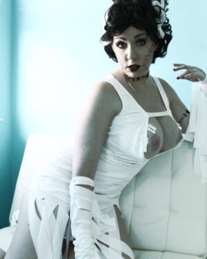 Kayla Kiss Bride of Frankenstein
