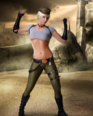 Kyra Sexy Cosplay Kenpo Practice