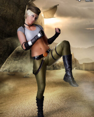 Kyra Sexy Cosplay Kenpo Practice