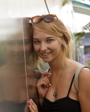 Lily Ivy Cleavage Flasher