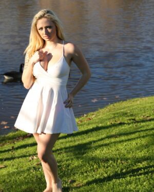 Lily Xo Dress Cleavage