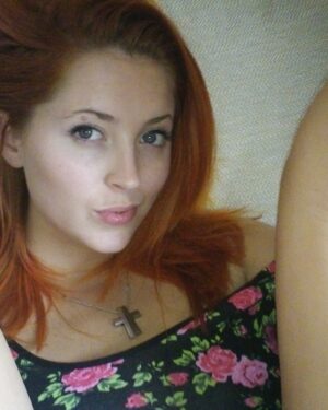 Lucy V Flower Self Shot