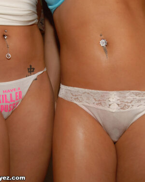 Megan and Cass Party Girls