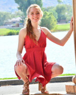Myra FTV Girls Red Dress Upskirt