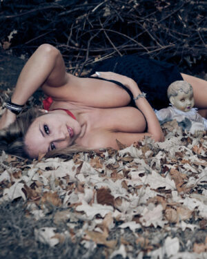 Nikki Sims Topless Halloween Vixen
