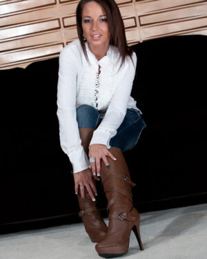Nikki Sims Leather Boots