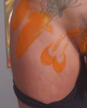 Nikki Sims Nude Bodypaint