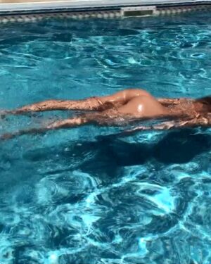 Nikki Sims Nude Pool Screencaps