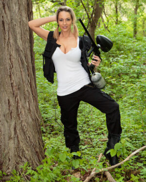 Nikki Sims Paintball