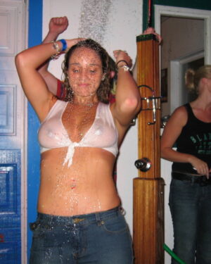 Nikki Sims Wet Shirt