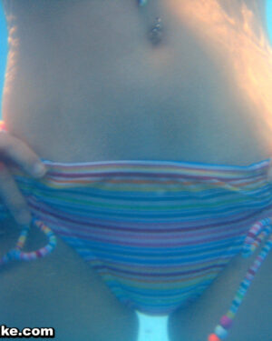 Pattycake Striped Bikini