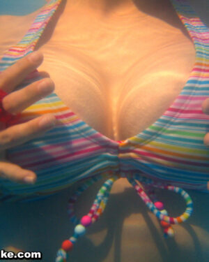 Pattycake Striped Bikini