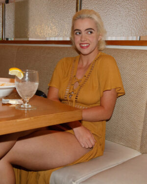 Peach Kennedy Lunch Date Zishy