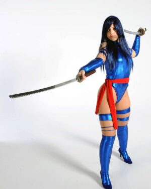 Psylocke Shiny One Piece Cosplay