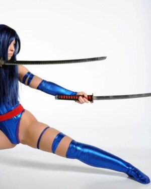 Psylocke Shiny One Piece Cosplay