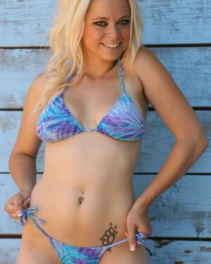 Sara Carlson Blue Bikini Cutie