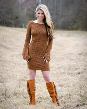 Sherri Chanel Short Dress Outside